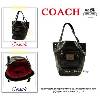 COACH�ʥ������� ���������ȡ��ȥХå� POPPY �٥� �쥶�� �֥�å� 14565